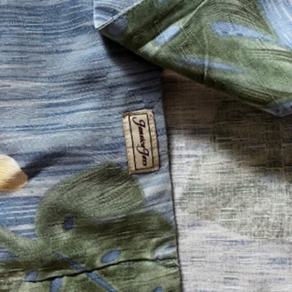 🧡3/15 Jamaica Jaxx Silk Hawaiian Shirt Men's L/G - Picture 5 of 11